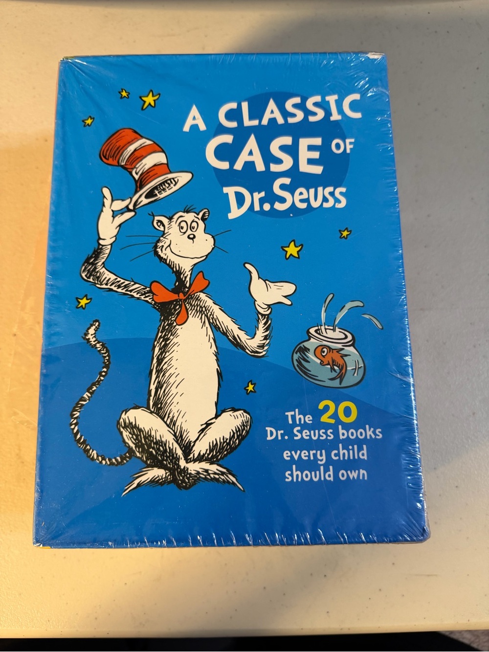 A Classic Case of Dr. Seuss - 20 Classic Seuss Books Cat In The Hat Box Set *NEW